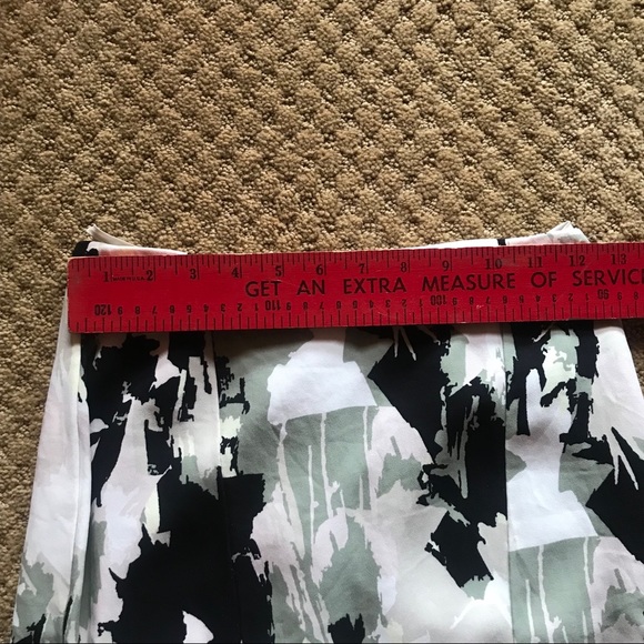 Hugo Boss Abstract Paintbrush Strokes Pencil Skirt - Picture 4 of 8